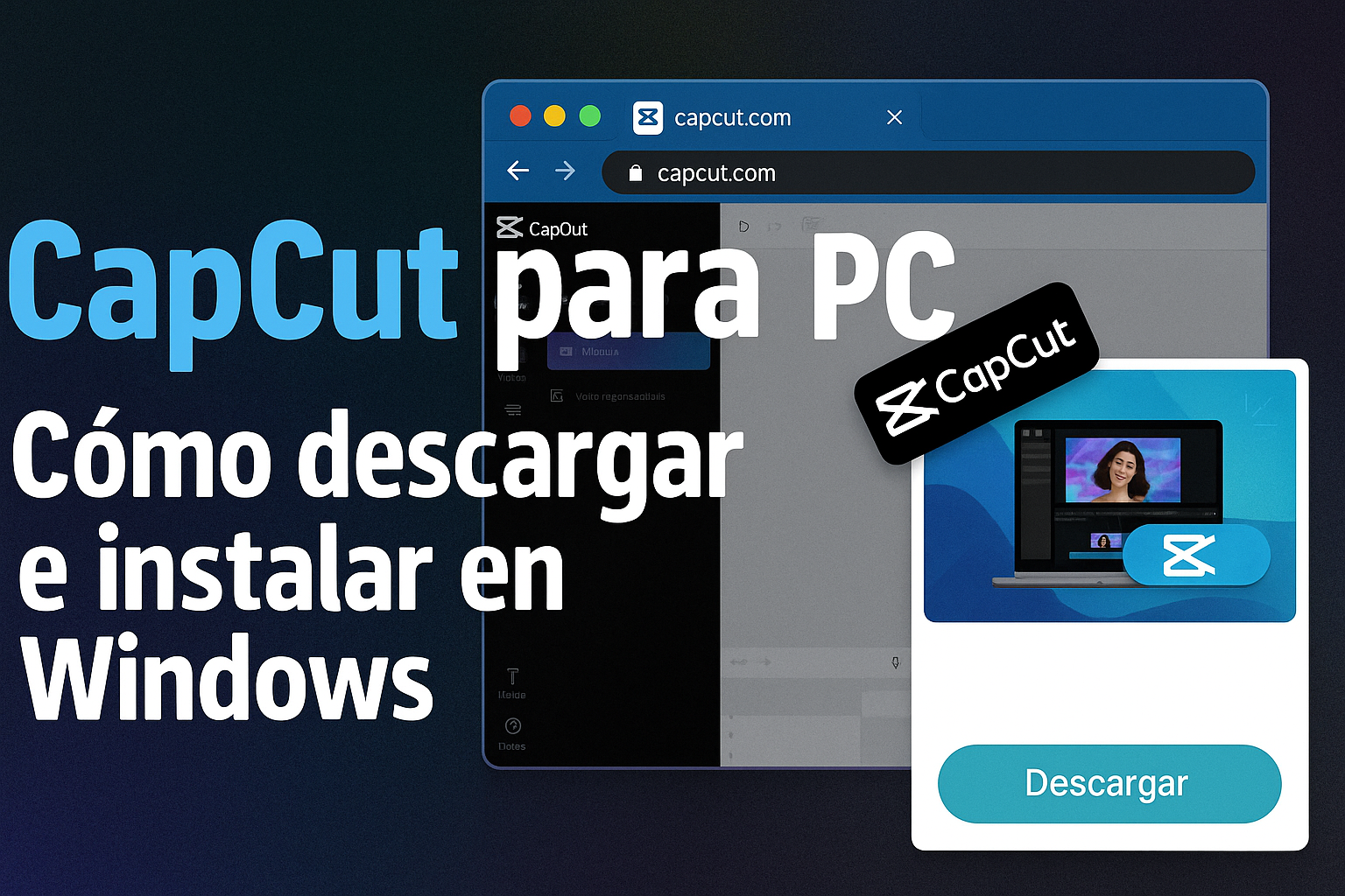 Aprende cómo descargar e instalar CapCut para PC en Windows y comienza a editar videos gratis con esta herramienta fácil.