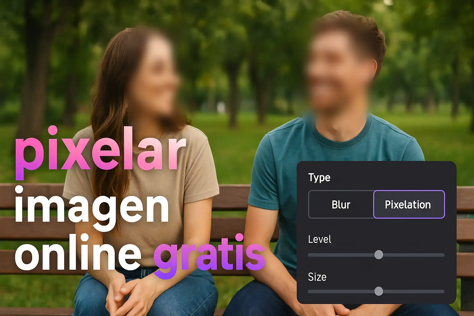 Guía paso a paso para pixelar imágenes online gratis, incluyendo cómo pixelar fotos, rostros, y fondos
